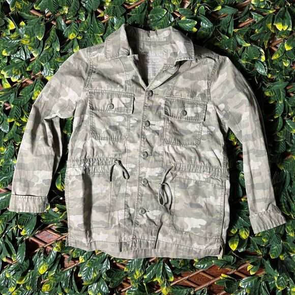 American Eagle Camo Button Up Jacket Size Small - Picture 5 of 7
